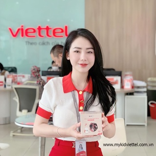 Đồng hồ định vị thông minh trẻ em mykid 4g lite viettel - màu hồng