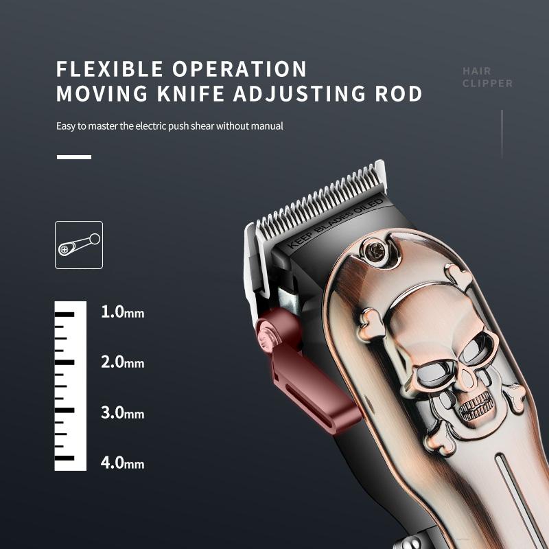 Tông Đơ Cắt Tóc Kemei KM-2618 Có Màn Hình Hiển Thị LCD