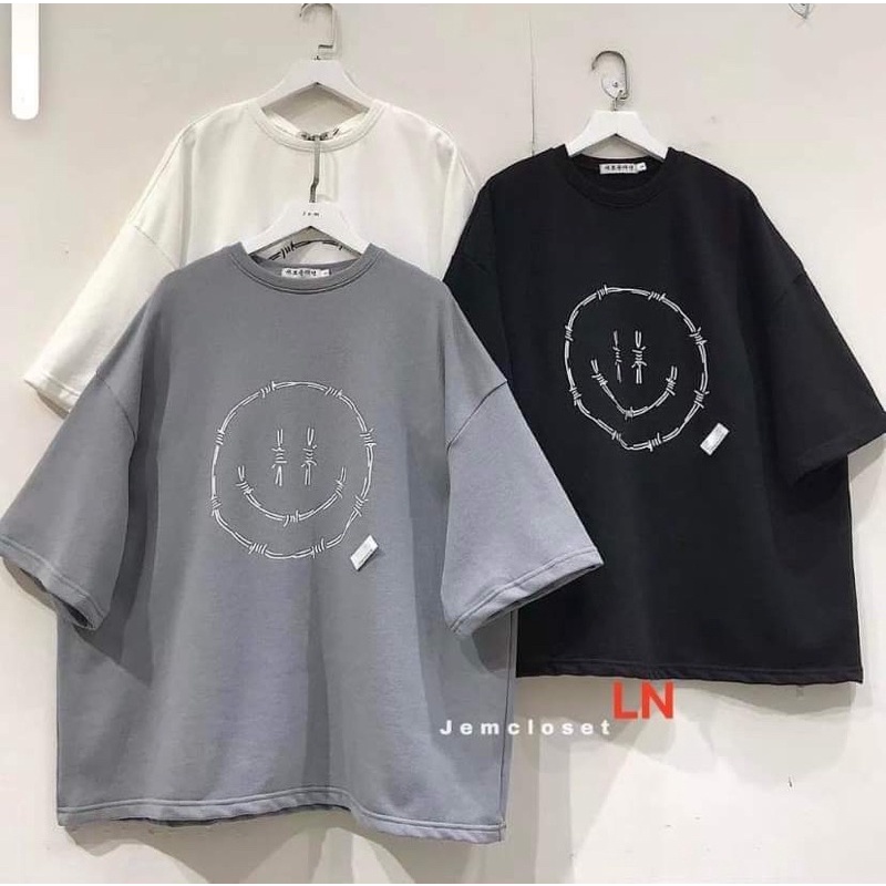 Áo phông mặt cười gai LN11