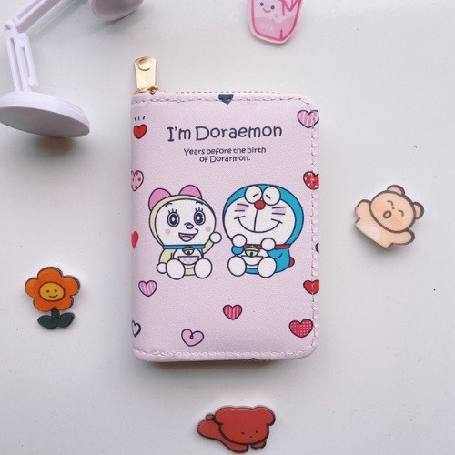 Ví Mini Cute Họa Tiết I DOREMON Siêu Cute Nhỏ Gọn Bỏ túi Tiện Lợi
