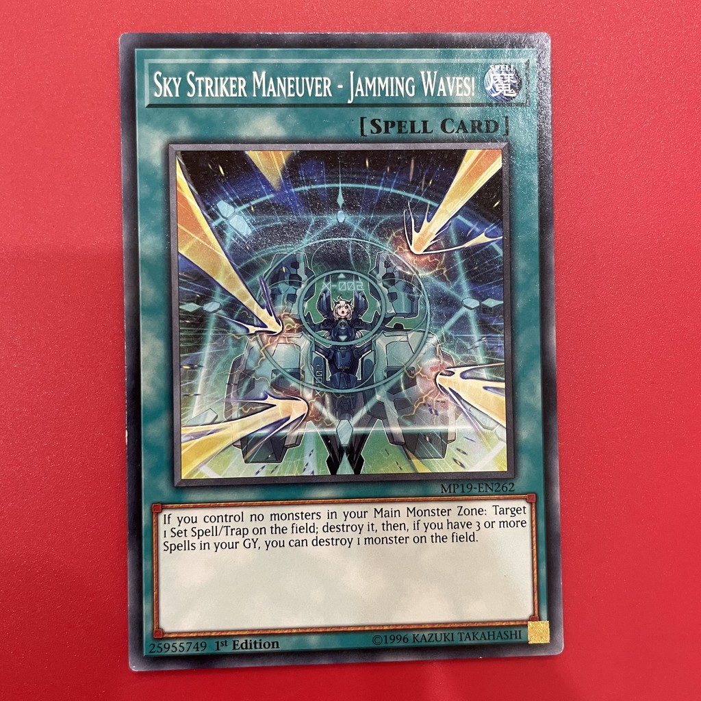 [EN-JP][Thẻ Bài Yugioh Chính Hãng] Sky Striker Maneuver - Jamming Waves!