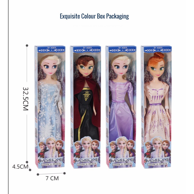 (mua 4 At Rm 37.99) Búp Bê Barbie Công Chúa Anna Elsa