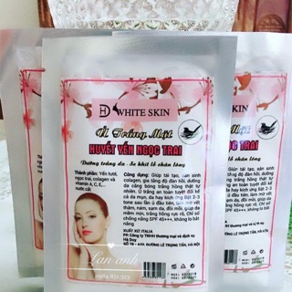 Ủ trắng mặt huyết yến