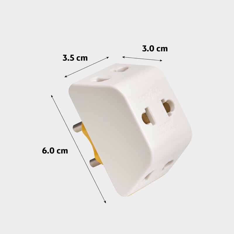 Đầu nối chia điện đa năng 3 cửa SOPOKA P11