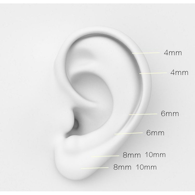 Hoa tai đeo vành đơn giản cá tính phong cách Hàn Quốc thời trang A572