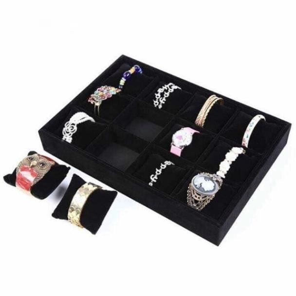 * GIA TOT* Khay đựng đồng hồ, vòng tay MS02