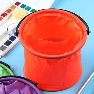 Xô Rửa Cọ Vẽ Có Thể Gấp Gọn Với Ngăn Đựng 1 Cái/14*13cm