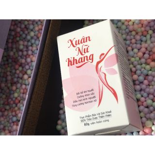[Chính Hãng] ĐIỀU KINH XUÂN NỮ KHANG, rối loạn kinh nguyệt, da khô nhăn nheo, khô hạn, lãnh cảm, Đông Y Vũ Đức, 60 g.