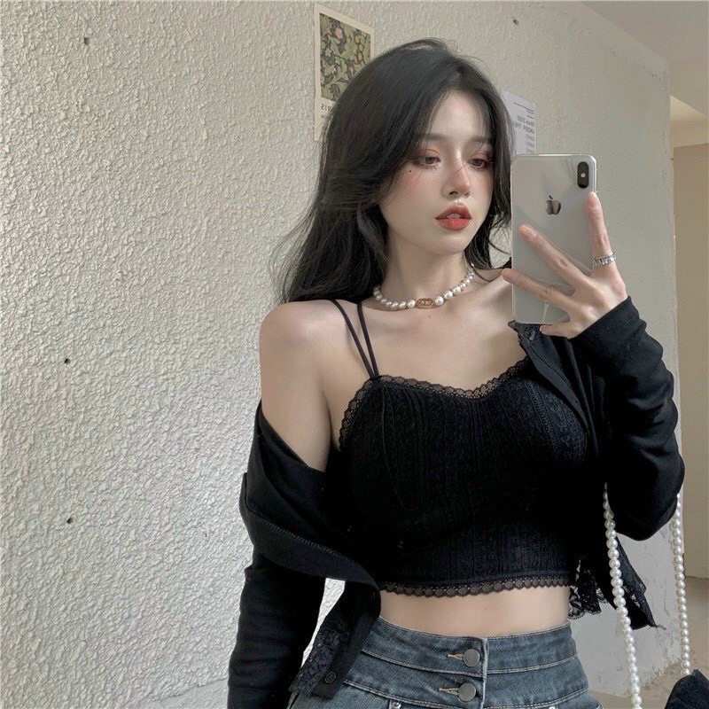 ÁO BRA REN 2 DÂY MỀM SEXY,DÂY ĐAN CHÉO 2031