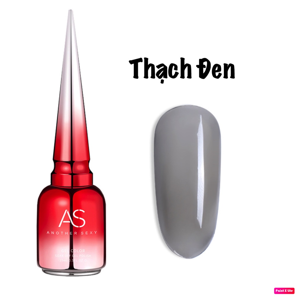 Sơn Gel AS Chai Đỏ Màu Thạch Đen 15ml Chính Hãng