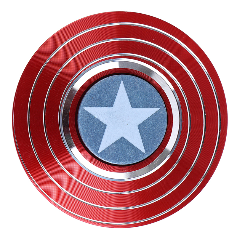 (Mới) Con Quay Đồ Chơi Fidget Spinner Hình Captain America Cho Người Lớn