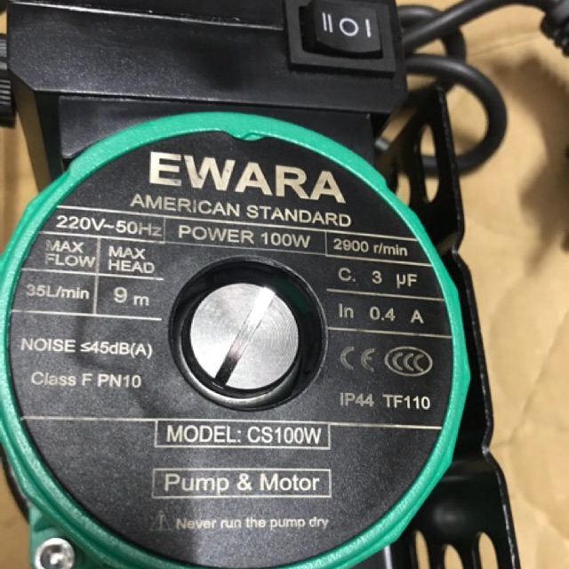 Bơm tăng áp EWARA CS100w hoặc 200w