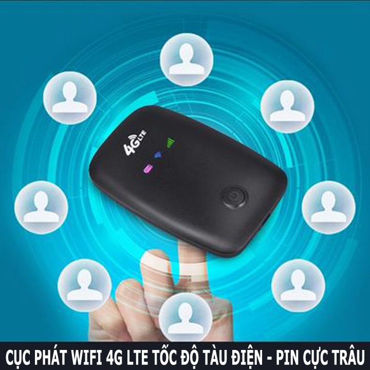 Bộ Phát Wifi 4G ZTE MF925, tốc độ 4G 100Mbps, Hỗ Trợ Tối Đa 15 Kết Nối