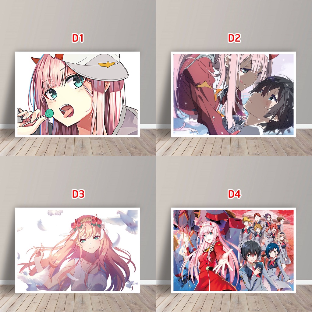 Tấm Postcard Cao Cấp Anime Darling In The FranXX
