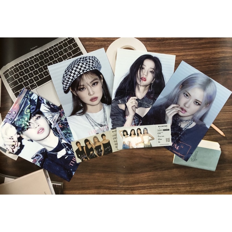Tập ảnh mini poster và vé The Album Blackpink
