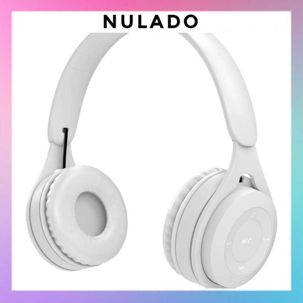 Tai Nghe Bluetooth 5.0 Chụp Tai có micro Headphone không dây thời trang màu sắc Y08 NULADO