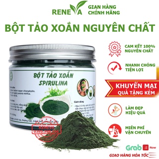 200gr Bột Tảo Xoắn Đắp Mặt Nguyên Chất, Bột Mặt Nạ Trắng Da Từ Thiên Nhiên, Mịn Màng, An Toàn Hiệu Quả BTX02 RENEVA