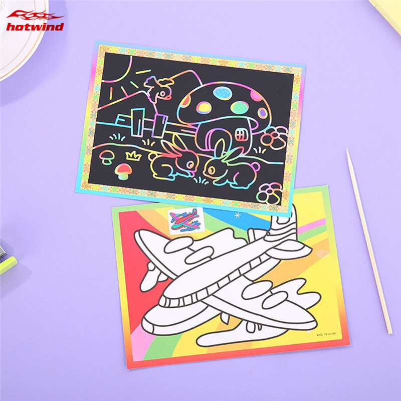 Set 10 Giấy Vẽ Tranh Sáng Tạo Cho Bé