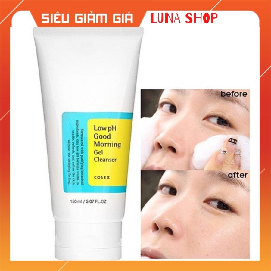 Sữa Rửa Mặt Cosrx Low PH Good Morning Gel Cleanser Dạng Gel Chiết Từ Dầu Cây Trà | BigBuy360 - bigbuy360.vn