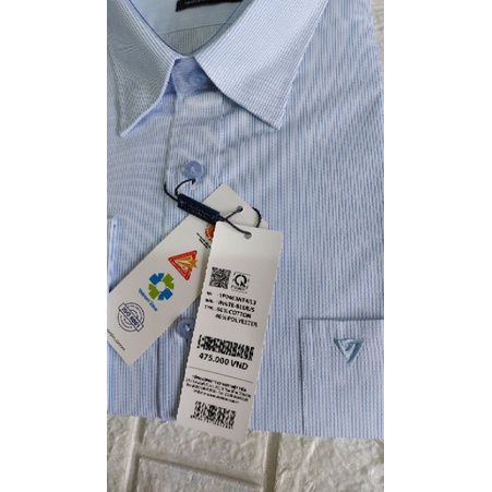 Sale áo việt tiến dài tay size 44 .  giá treo 475k