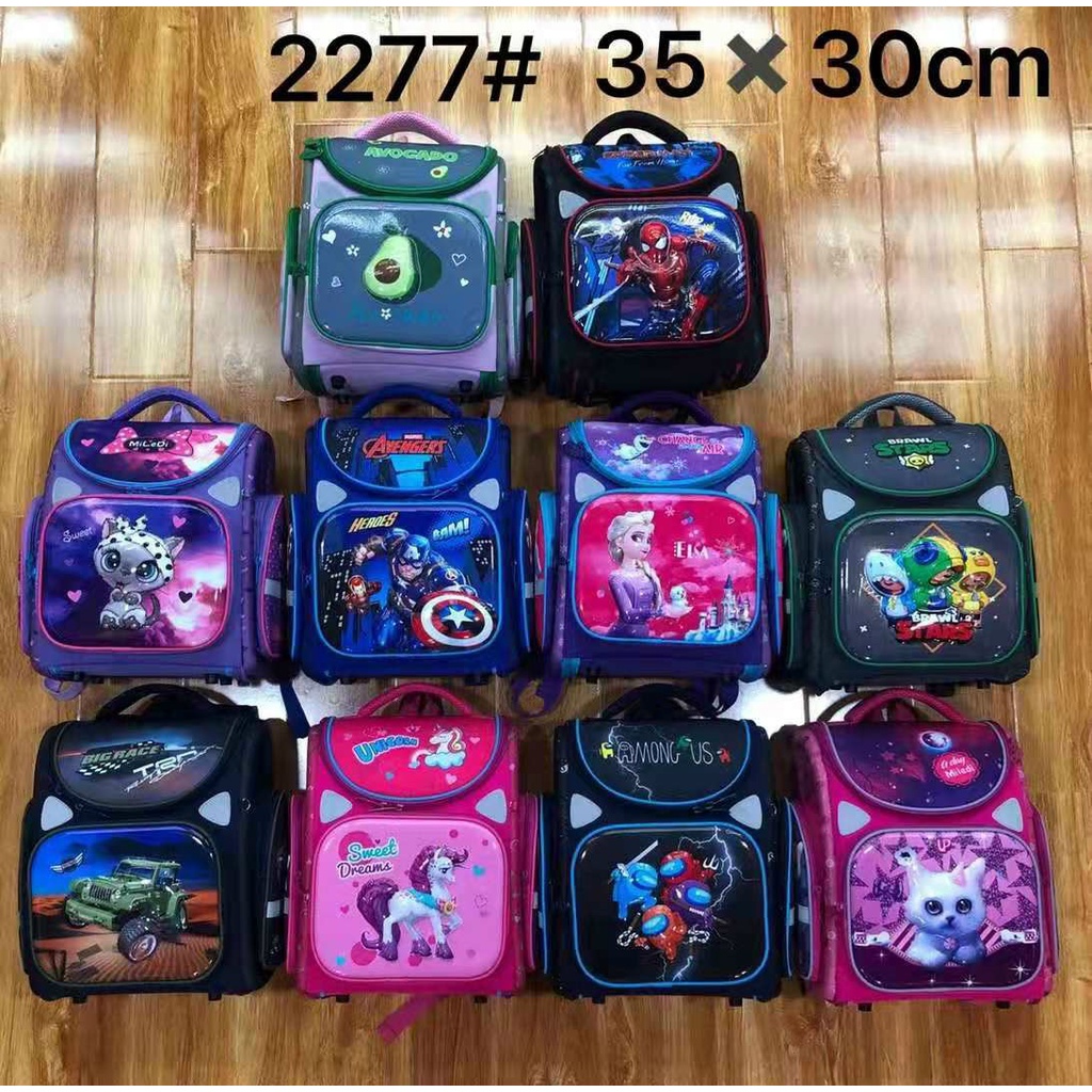 Ba lô chống gù siêu xịn Headbest đủ màu, hình cho các bé từ 7-14 tuổ