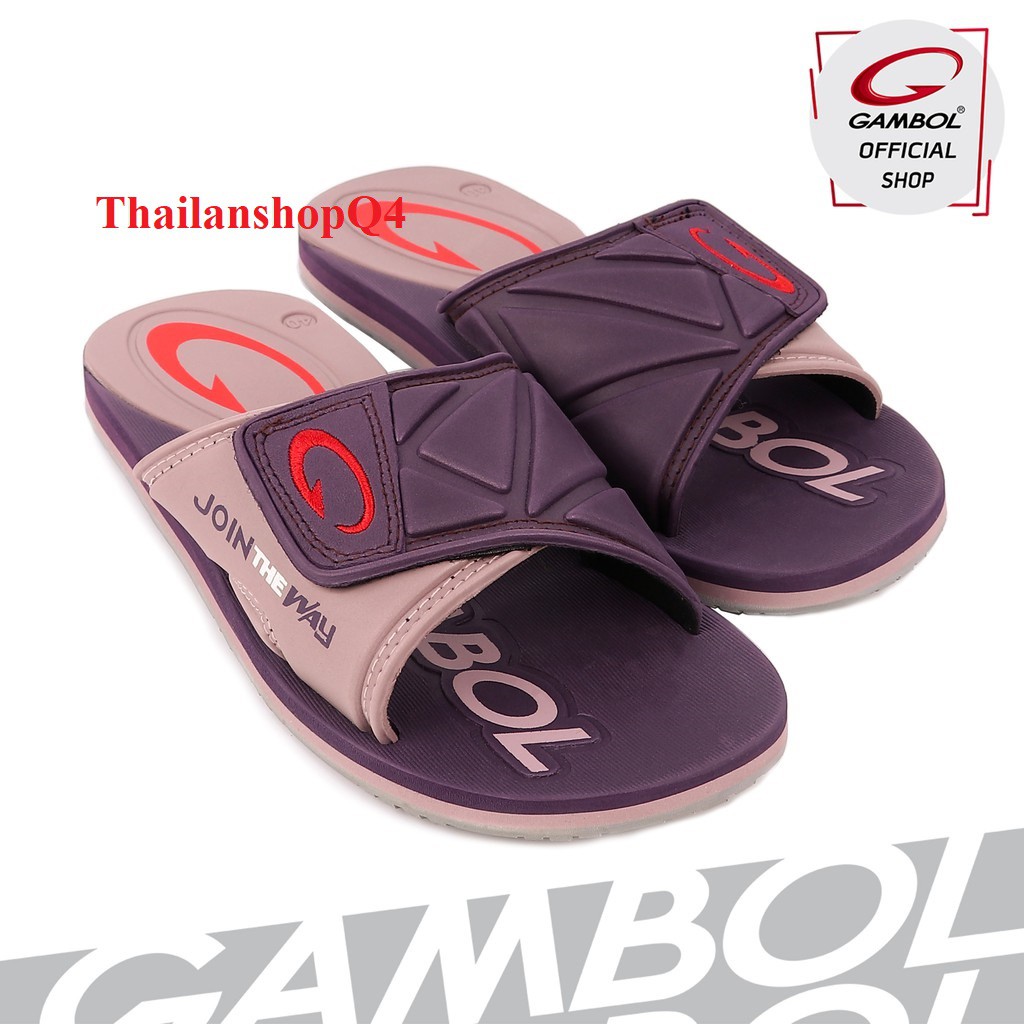 SALE- Dép Nam Thái Lan Gambol Quai Ngang Size 42 GM13026