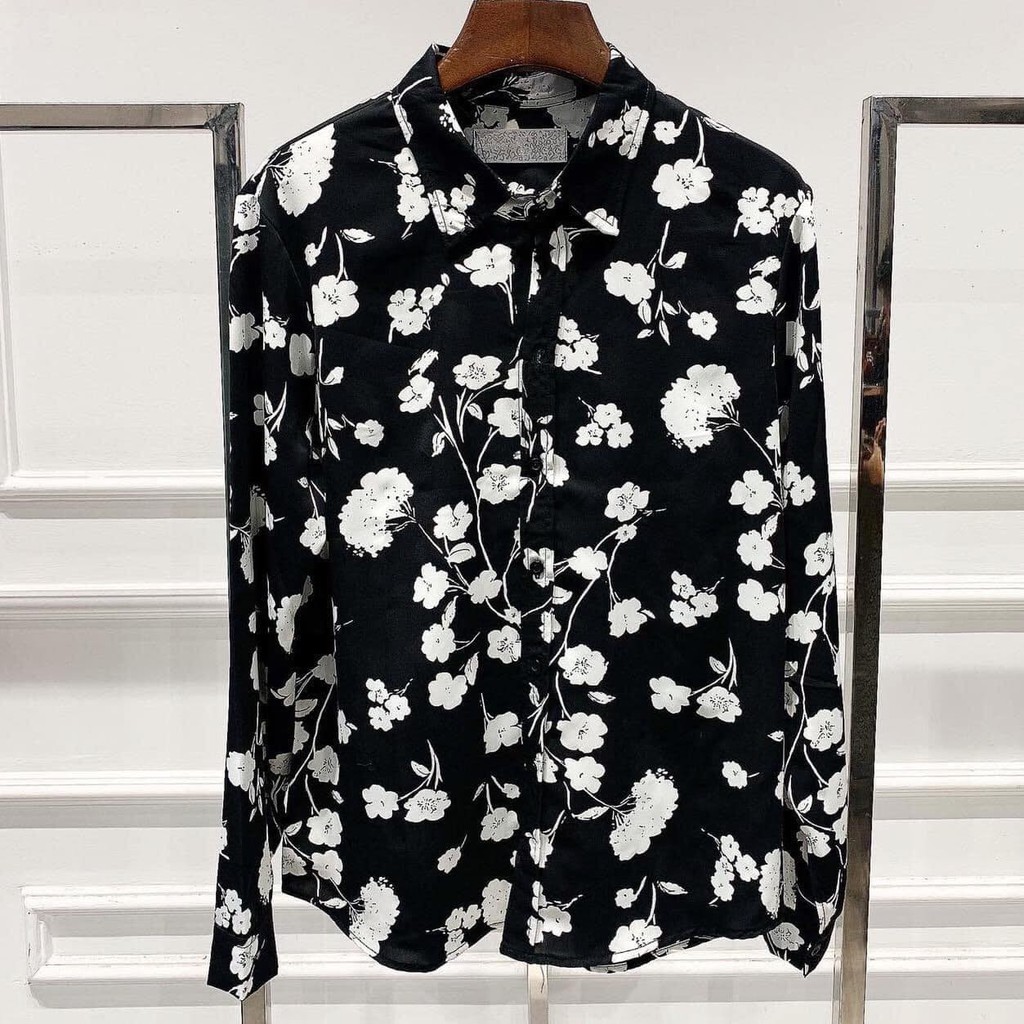 sơ mi dài tay ,nam, nữ, họa tiết, chất lụa cực mát. không nhăn, không xù | BigBuy360 - bigbuy360.vn