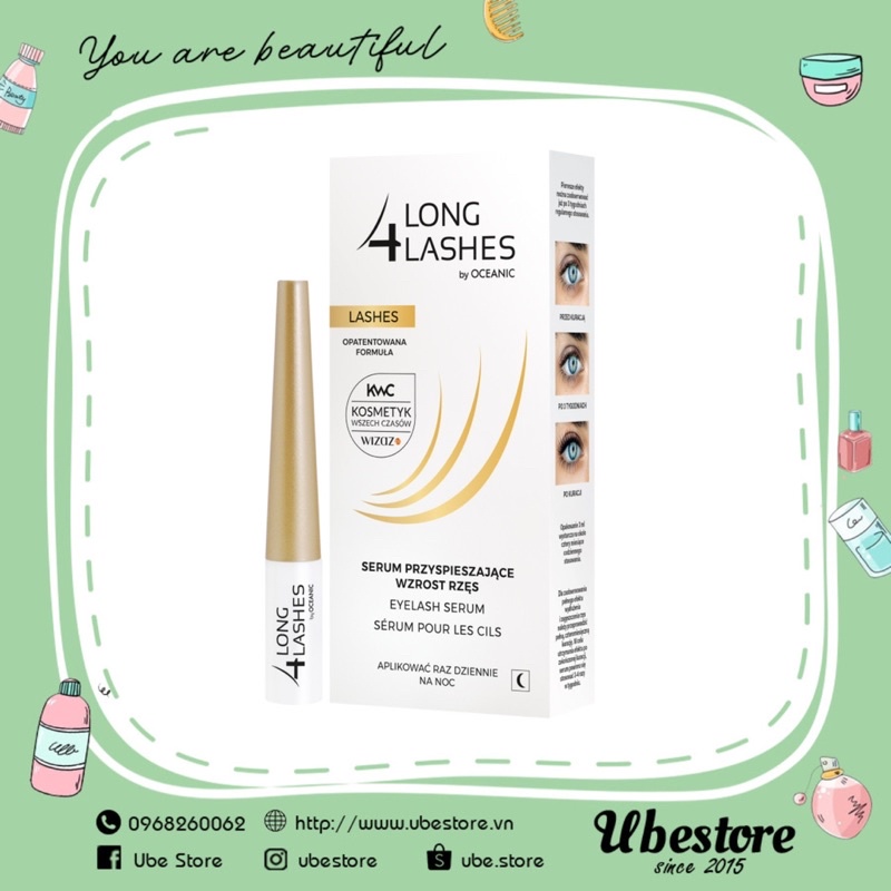 SERUM DƯỠNG MI LONG4LASHES EYELASH SERUM