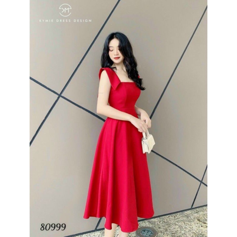 ĐẦM SUÔNG ĐỎ, CÓ MÚT NGỰC - Đầm Dự Tiệc🌸 Hình Thật Ở Cuối✅ | BigBuy360 - bigbuy360.vn