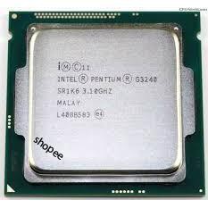 AS1 CPU intel G1840 +G3220+G3240+G3250+G3260 TRAY ko box+tản 14