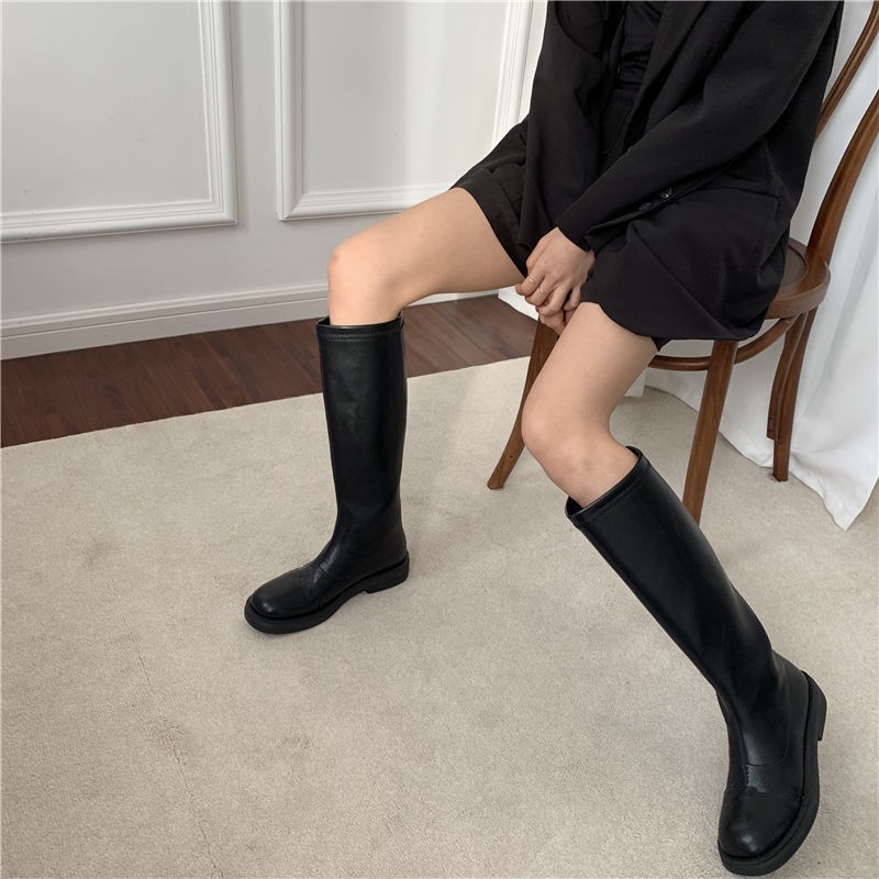 Đã thích (2) Boot cao cổ đế thấp phong cách Hàn Quốc ( kèm ảnh thật) | BigBuy360 - bigbuy360.vn