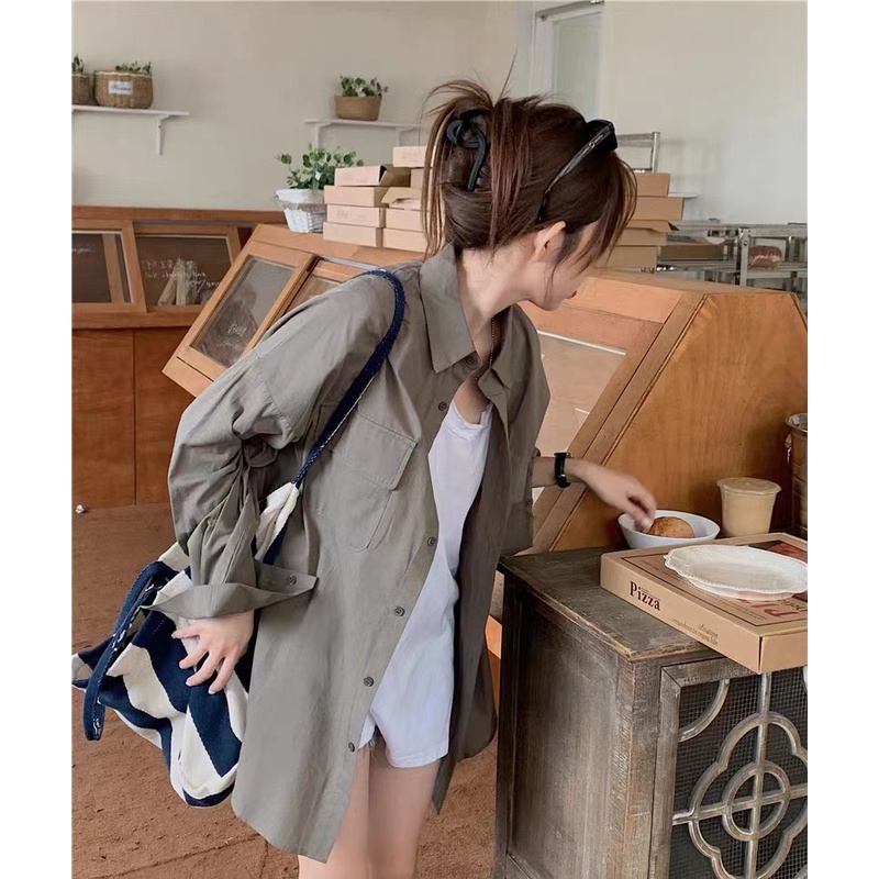 Áo Kiểu Dáng Rộng Thiết Kế Mới Thời Trang Mùa Thu Dành Cho Nữ