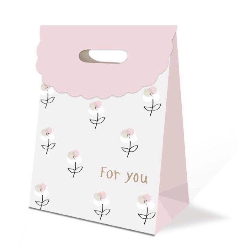 Combo 10 túi giấy đựng quà có nắp loại đẹp size nhỏ | BigBuy360 - bigbuy360.vn