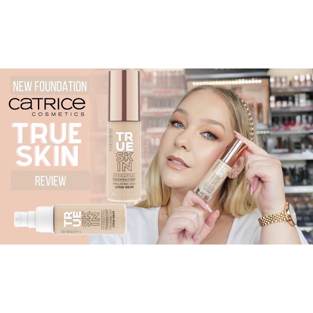 Kem Nền Catrice True Skin Hydrating Foundation Long Wear 30ml