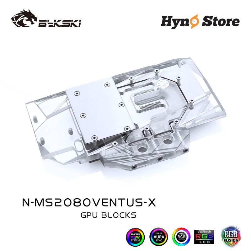 Block VGA Bykski cho MSI 2080VENTUS Tản nhiệt nước custom Hyno store