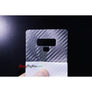Bộ 3 Skin Dán Mặt Lưng Vân 3D Samsung Note 9