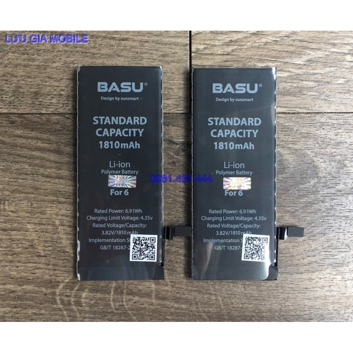 [RẺ VÔ ĐỊCH]Pin ĐT táo 5/5s/6/6s/6+/6s+/7/7+/8/8+/X/XSMax BASU tiêu chuẩn xuất khẩu EU + Bảo hành 12 tháng
