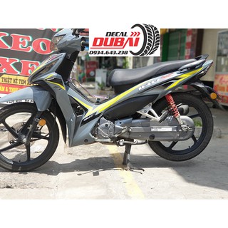 Tem Trùm Wave RSX Xám Xi Măng X