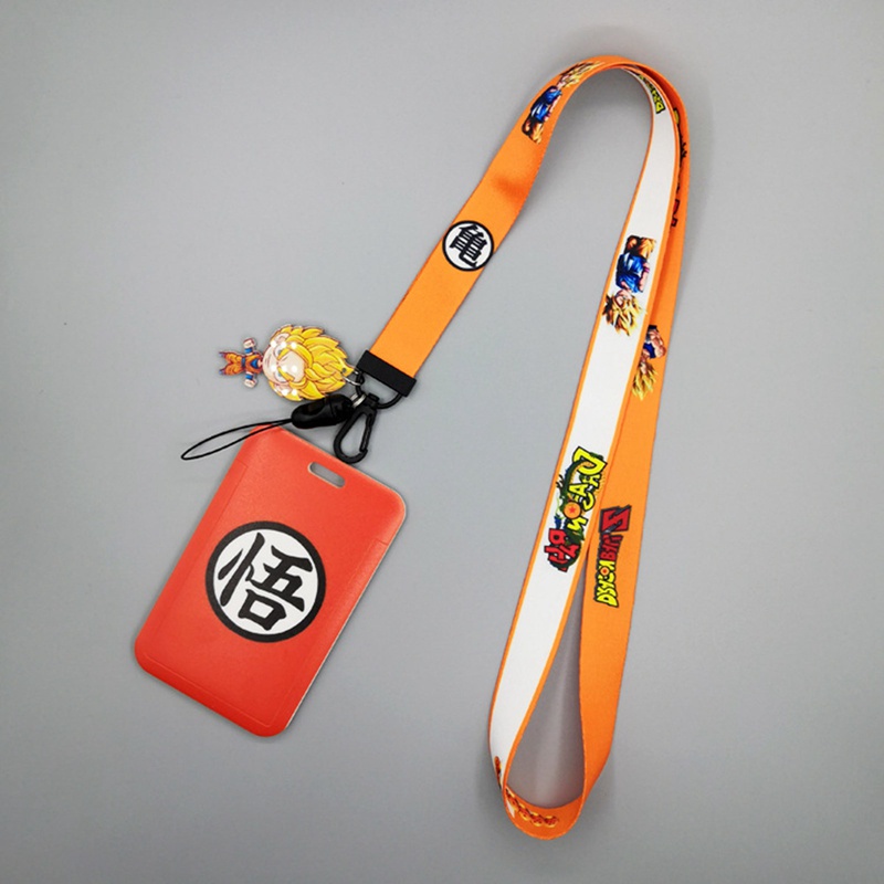 Dây đeo thẻ nhân viên in hình hoạt hình Dragon Ball