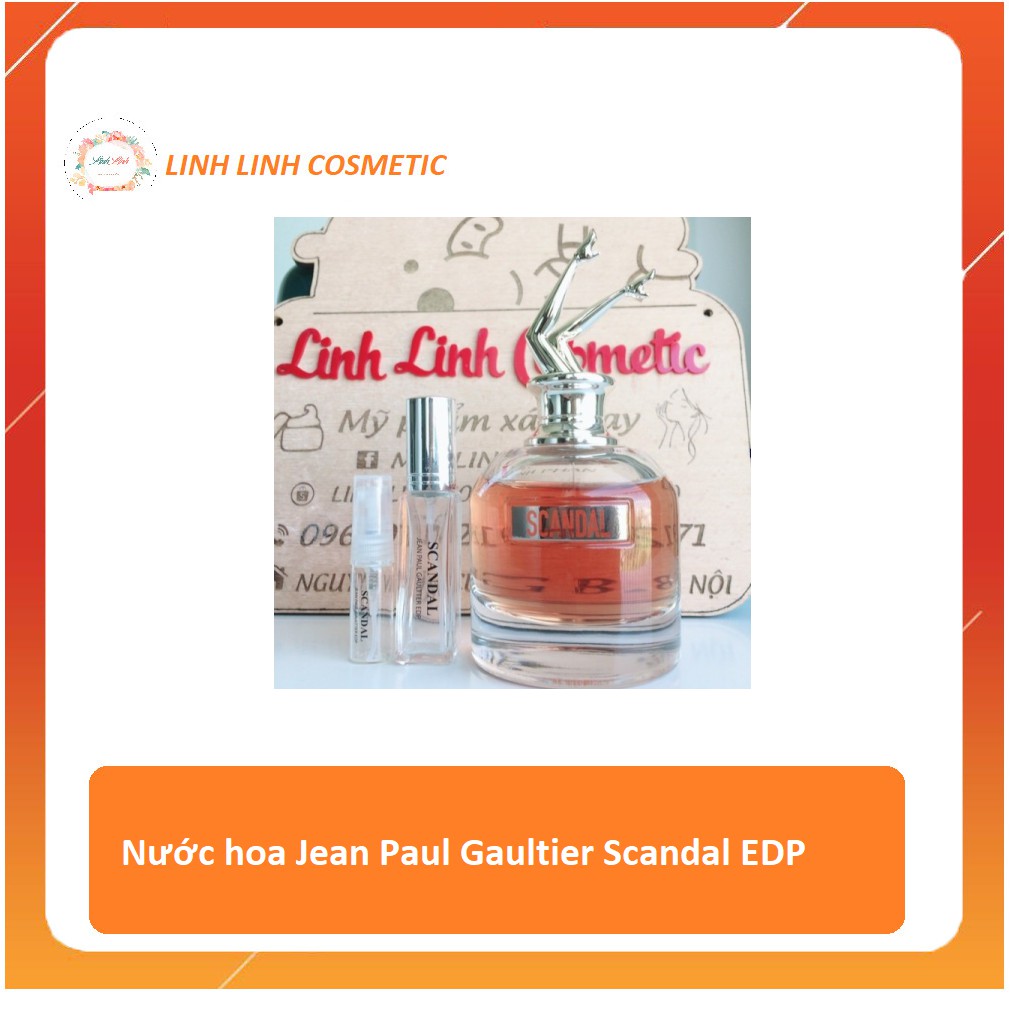 ( clip mua hàng 5ml - 10ml ) Nước hoa Jean Paul Gaultier Scandal EDP