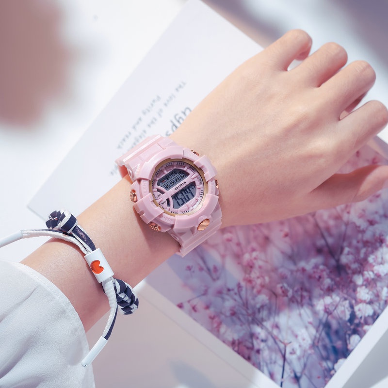 Đồng hồ nữ chính hãng điện tử đeo tay chống nước thể thao SHHORS sport