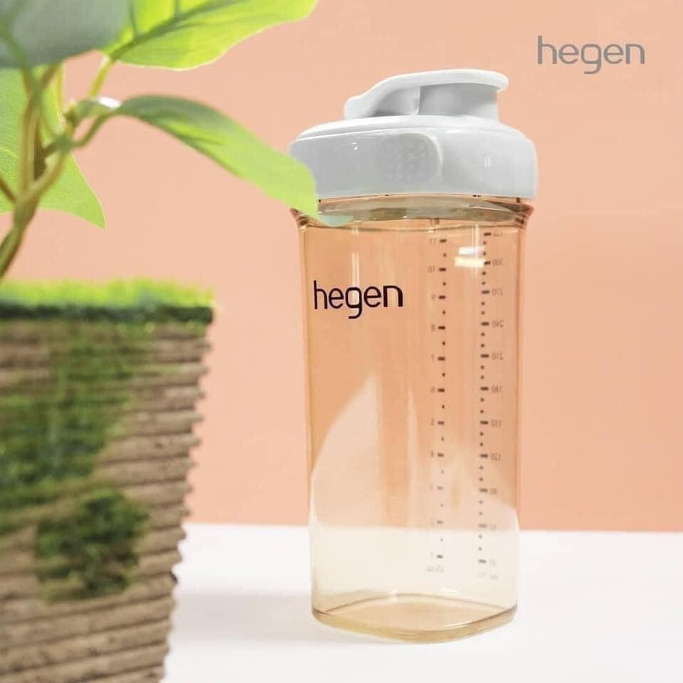 Bình uống nước Hegen PPSU 330ml đủ màu