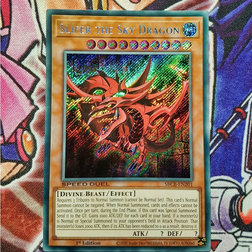 Bài Yugioh - Slifer The Sky Dragon LC01 YGLD LDK2  # Thiên Không Long Osiris