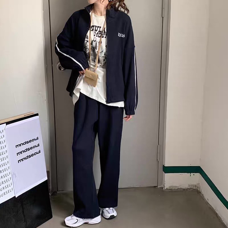 Set nỉ nhung thể thao Ulzzang dày dặn siêu cá tính ❤️ | BigBuy360 - bigbuy360.vn