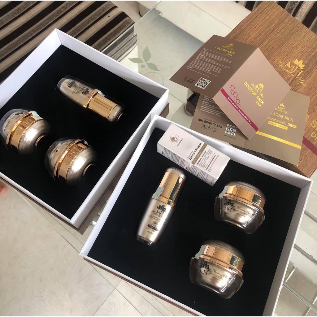 Bộ Dưỡng Cao Cấp Dr Skin  MH Melasma Whitening Giảm sắc tố nám, Giảm tàn nhang