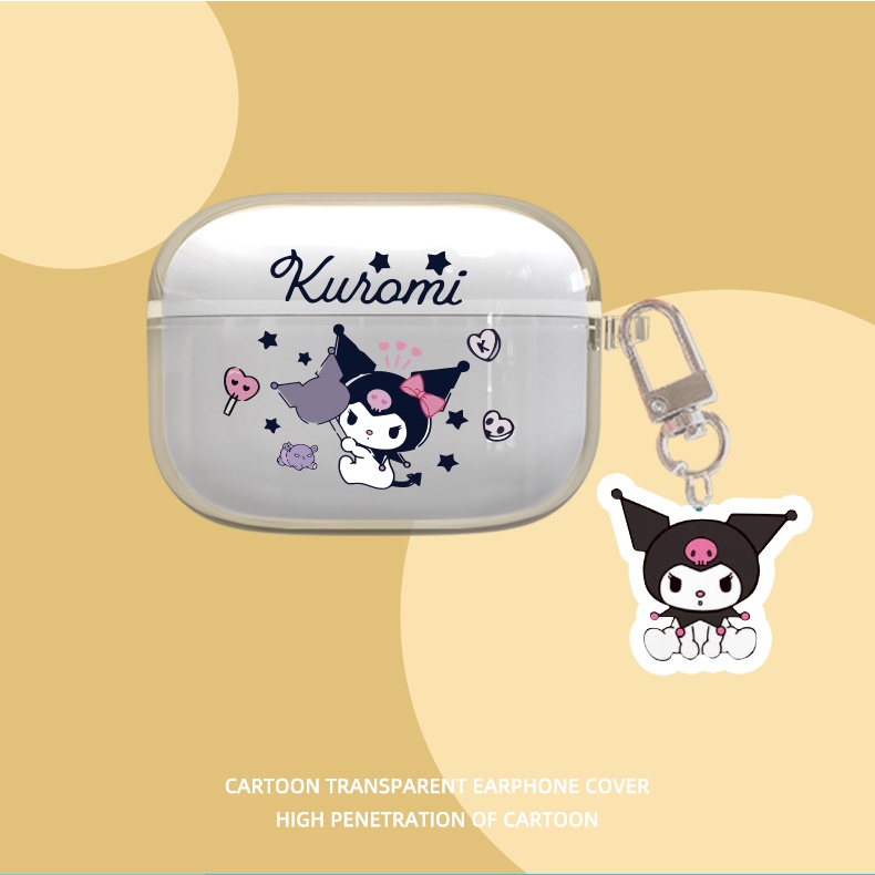 Vỏ Bảo Vệ Hộp Sạc Tai Nghe Sony Linkuds S WF-LS900N Bằng TPU Trong Suốt Chống Sốc Có Móc Treo