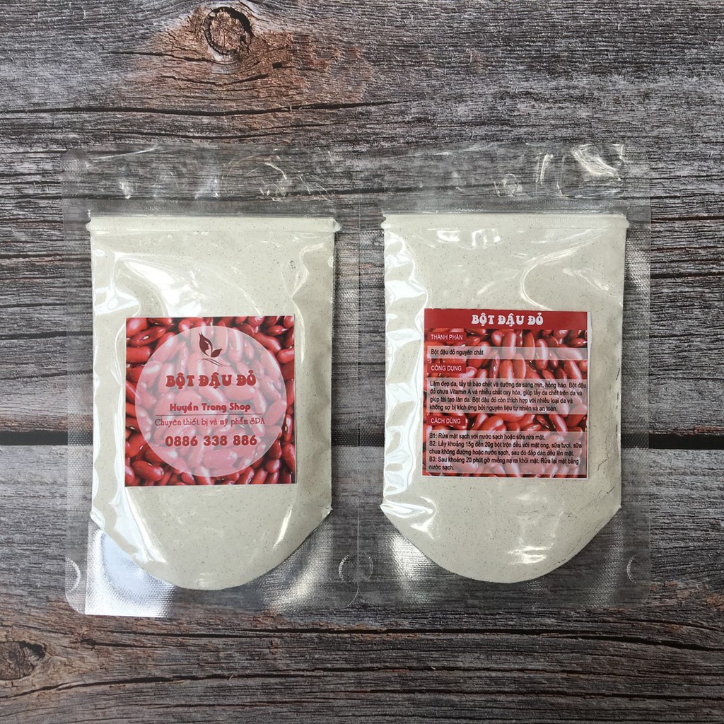 Bột Mặt Nạ Đậu Đỏ Handmade Trắng Da, Cho Da Mụn, Da Thâm - Thẩm Mỹ Huyền Trang NANOCEE