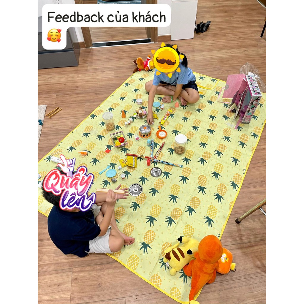 Thảm du lịch dã ngoại gấp gọn chống thấm nước, du lịch đi biển, bạt trải picnic | BigBuy360 - bigbuy360.vn