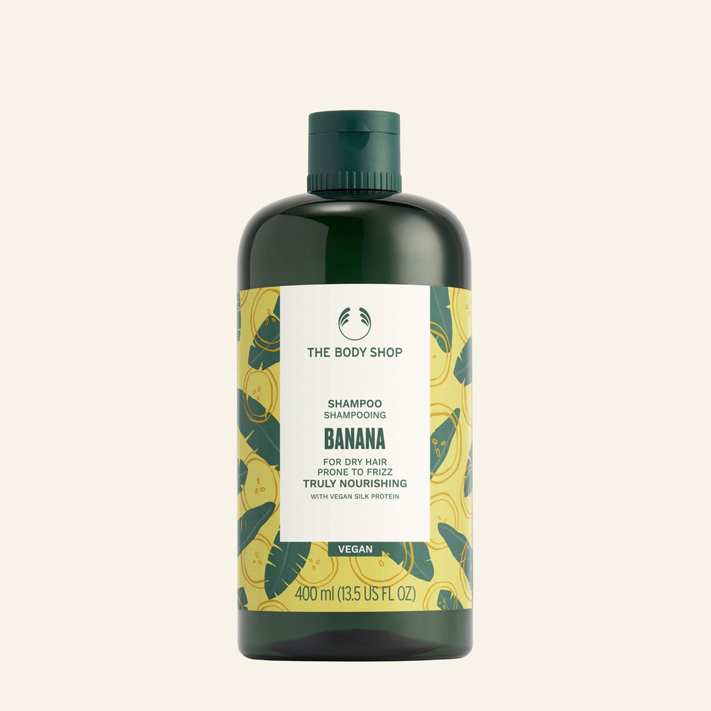 Dầu Gội Cho Tóc Khô The Body Shop Truly Nourishing Banana Shampoo