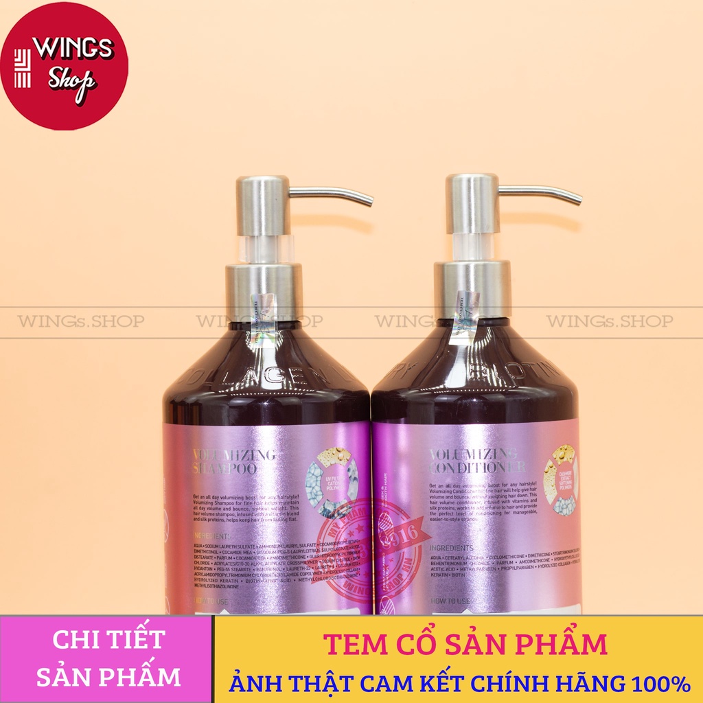 Dầu gội nước hoa Biotin Collagen Luxury Giảm rụng kích mọc tóc giúp tóc suôn mượt 1000ML | Wings Shop